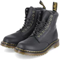 Dr. Martens Herren Schnürboots Stiefeletten Combat Boots Schwarz Glattleder Größe: 41 EU