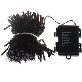 ideoon lights LED-Lichterkette Batterie 14 m warmweiß