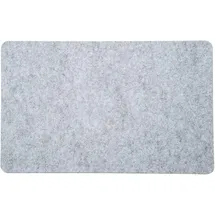 KESPER Platzset, Tischset Filz 45x30cm hellgrau rechteckig