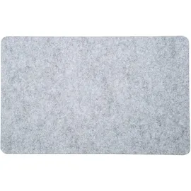 KESPER Platzset, Tischset Filz 45x30cm hellgrau rechteckig