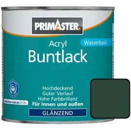 Primaster Acryl Buntlack 750 ml moosgrün glänzend