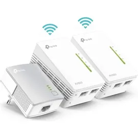 TP-Link AV500 WLAN Powerline Extender TL-WPA4220T Network Kit 500 Mbps 3 Adapter