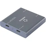 Renkforce RF-CR-700 Externer Speicherkartenleser USB-C® (USB 3.2 Gen 2) Grau