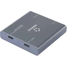 Renkforce RF-CR-700 Externer Speicherkartenleser USB-C® (USB 3.2 Gen 2) Grau