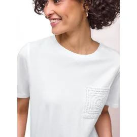 STREET ONE Kurzarmshirt Weiß 36