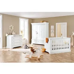 Pinolino Kinderzimmer Emilia Gold 3-türig breit, 70x140 cm