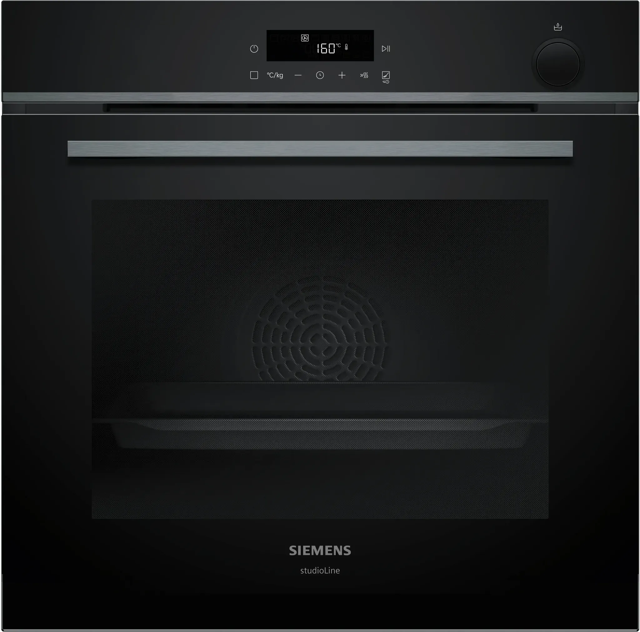 Siemens HR472G0B3 Einbau-Backofen mit Dampfunterstützung Schwarz
