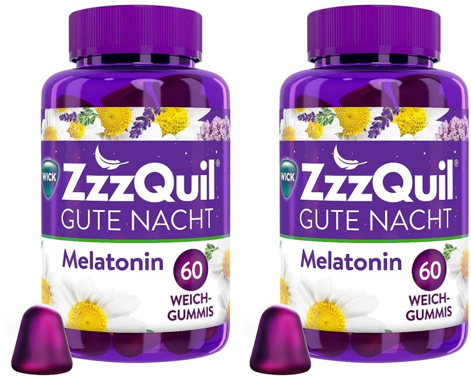 Wick Zzzquil Gute Nacht Melatonin Weichgummis