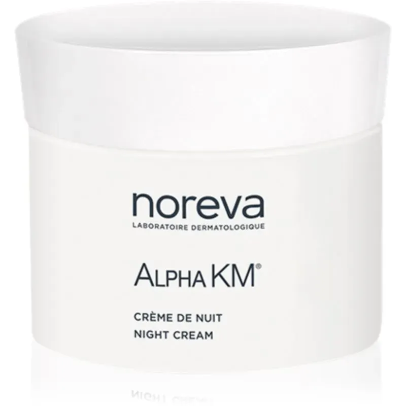 Noreva Alpha KM Night Cream feuchtigkeitsspendende Nachtcreme gegen Falten 50 ml