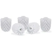 Relaxdays WC Bürstenkopf im 5er Set, lose Toilettenbürsten Gewinde