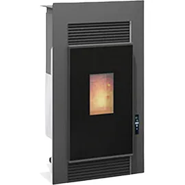Viessmann Pelletofen PE Nova water+ 8 kW Stahl Schwarz