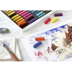 FABER-CASTELL Pastellkreide Mehrfarbig