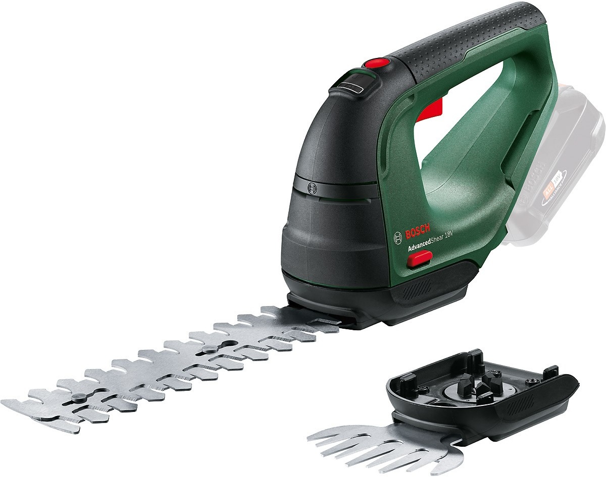 Bosch Akku-Strauch- und -Grasscheren-Set AdvancedShear 18V-10, Solo Version - 0600857001