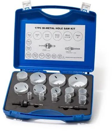 Miller HSS-Bimetall-Lochsägen-Set 16 - 76 mm | 17-teilig