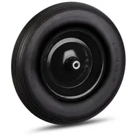 Relaxdays 4 x Schubkarrenrad 4.80 4.00-8 schwarz Schwarz
