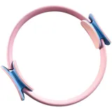 14" Pilates Ring Fit Fitness Ring Beckenbodentrainer für Frau & Männer, Doppelgriff Trainingsgerät für zuhause, Beinpresse Hüfttrainer Beintrainer Oberschenkeltrainer Sportgeräte zuhause (Pink)