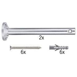 Seilsystem Montageset Umlenker/Abhängung Chrom matt