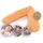 Theraline Stillkissen 190 cm Dinkel Füllung orange