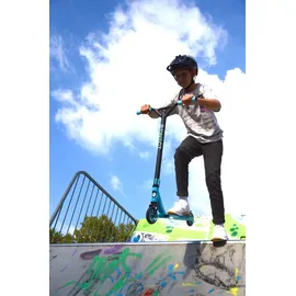BEWEGT Stuntscooter Next Level teal black matt
