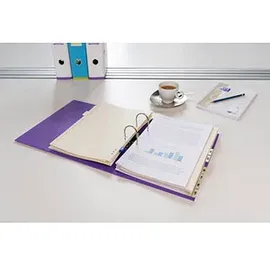 Oxford myColour Strong-Line Ordner weiß Kunststoff 8,0 cm DIN A4