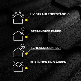 Isolbau Dachfarbe Weiss 25 kg Fassadenfarbe Dachbeschichtung RAL Farbe - Weiß