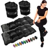 C.P.Sports Gewichtsmanschetten Paare für Hand- & Fußgelenke | Gewichte für Arme & Beine | 0,5KG bis 8KG | Ankle Weights für Fitness, Joggen, Ausdauer, Krafttraining |2x 8,0 KG