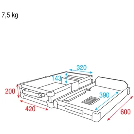 Showgear Case for Denon SC-5000 Flightcase
