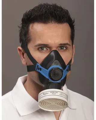 Halbmaske Polimask 330,Gew. 145, 4-Punkt-Bebänderung