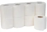 ECOclean Toilettenpapier, 2-lagig, hochweiß 200256 , 1 Paket = 8 Packungen à 8 x 250 Blatt