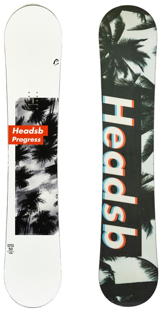 HEAD Snowboard PROGRESS white - Uni., white/black (150 cm)