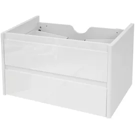 MCW Waschbeckenunterschrank 2 Schubladen 81 x 48 cm Weiß