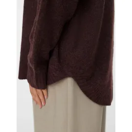Vero Moda VMPLAZA LS HIGHNECK LONG PULLOVER GA BOO Braun S