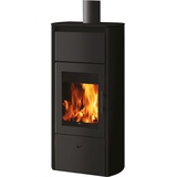 Edilkamin wasserf. Kaminofen Flamma 14 | 14,2 kW | Stahl Schwarz