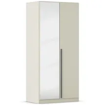 Rauch »Alba« Kleiderschrank 2-türig, mit Spiegel, Farbe beige - Holz / Holz