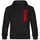 multifanshop Kapuzen Sweatshirt - Bayern - Streifen - Druck rot - Hoodie