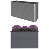 vidaXL Garten-Hochbeet WPC 150 x 50 x 91 cm Grau