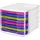 CEP Schubladenbox Happy 8 Schübe ultramarin/bambugrün/violett
