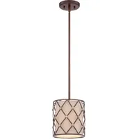 Elstead Lighting Elstead Lighting, Pendelleuchte, Brown Lattice Hängeleuchte E27