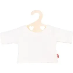 Heless Puppen-T-Shirt weiß auf Kleiderbügel, Größe 35-45 cm
