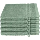 SCHIESSER Waschhandschuh Milano, 5x Stück«, grün