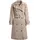 khujo Trenchcoat "ENZA", Damen, Gr. L, beige (latte braun), Web, 100% Baumwolle, regular fit knielang, Raglanärmel abgesteppte Kante verstellbar, Mäntel