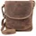GREENBURRY Vintage Umhängetasche Überschlagtasche braun