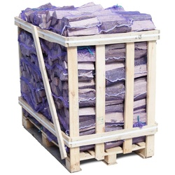 HOLZBRX ® Kaminholz Buche 33cm, 70 x 12L Sack