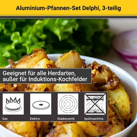 Krüger Delphi Pfannen-Set 3-tlg. 20 cm + 28 cm