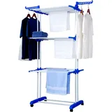 TALK-POINT Turm-Wäscheständer 18 m blau