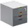 Durable Schubladenbox VARICOLOR 28 x 29,2 cm 4-tlg. grau