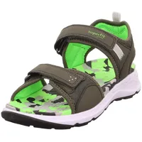 Superfit Criss Cross Sandale, Grün/Hellgrün 7010, 33 EU