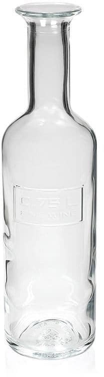 Glazen fles 'Optima Fine Wine', 750 ml, monding: kurk