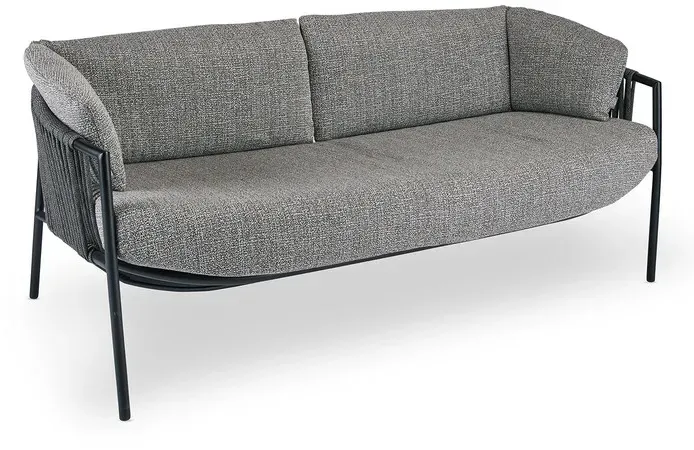 Stern Möbel Lounge-Sofa Zoe grau, Designer Jürgen Sohn, 65x169x77 cm