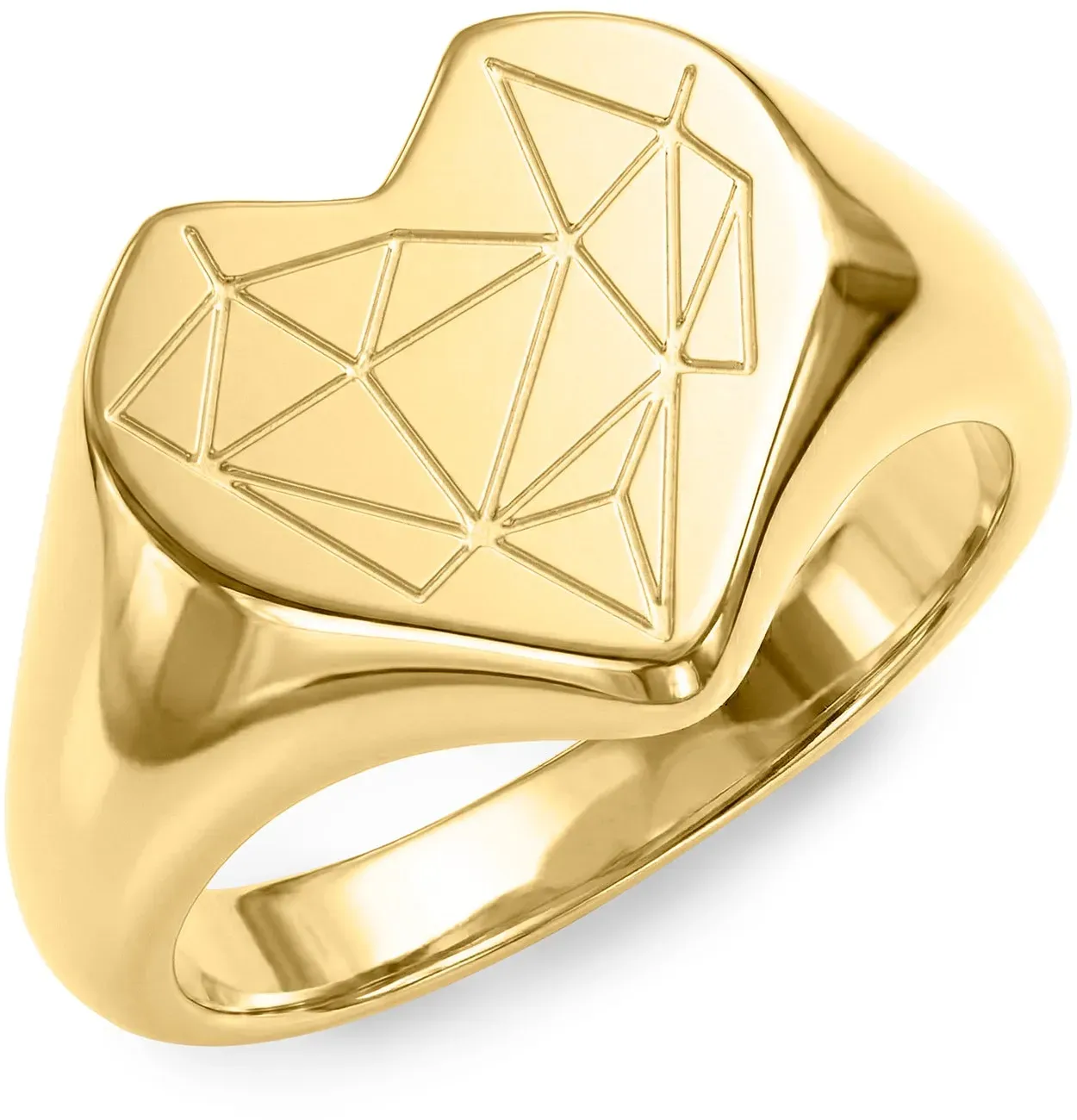 LIEBESKIND BERLIN Ring - Broken Heart Chunky in 48